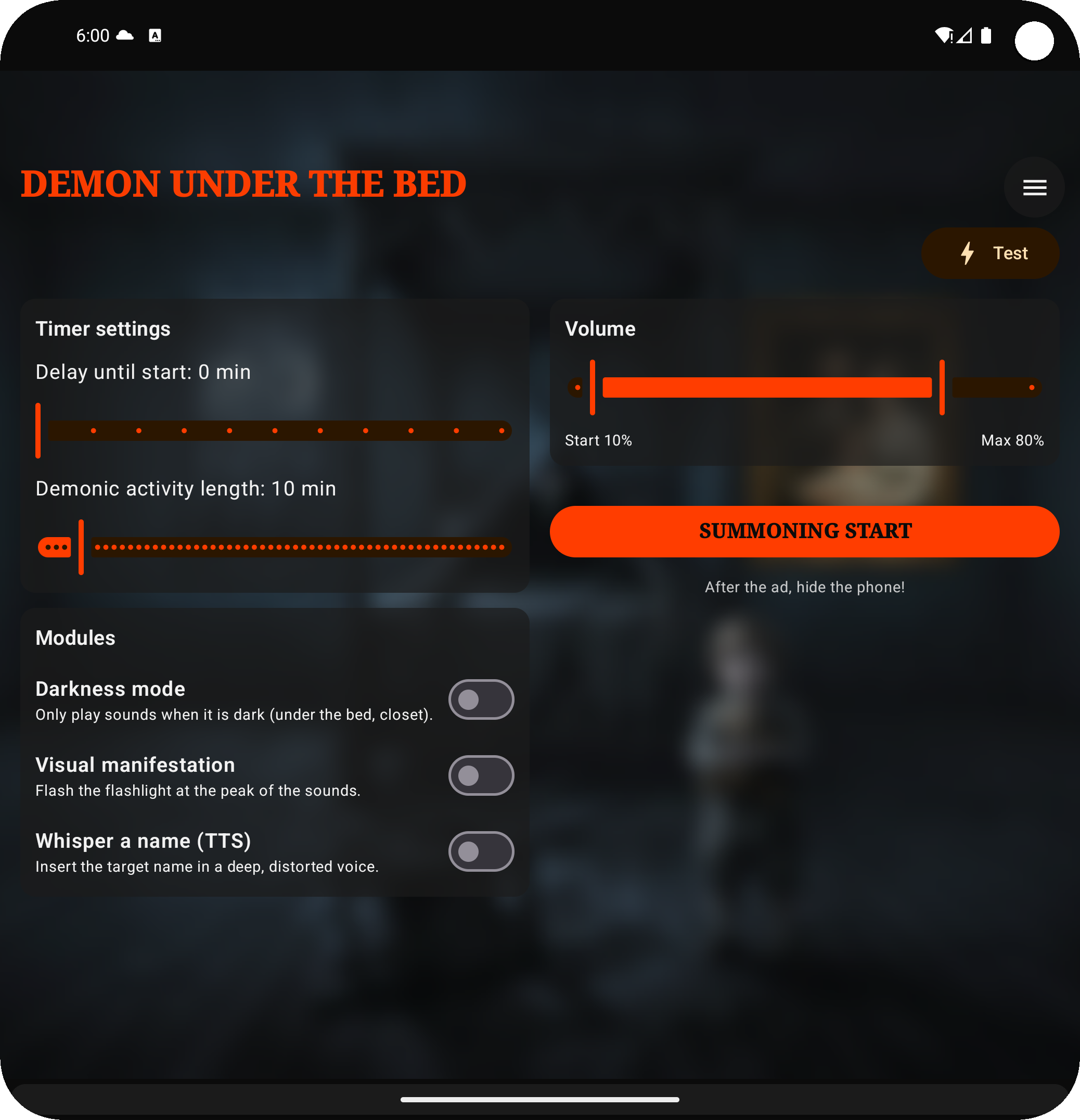 Demon Under The Bed screen 1