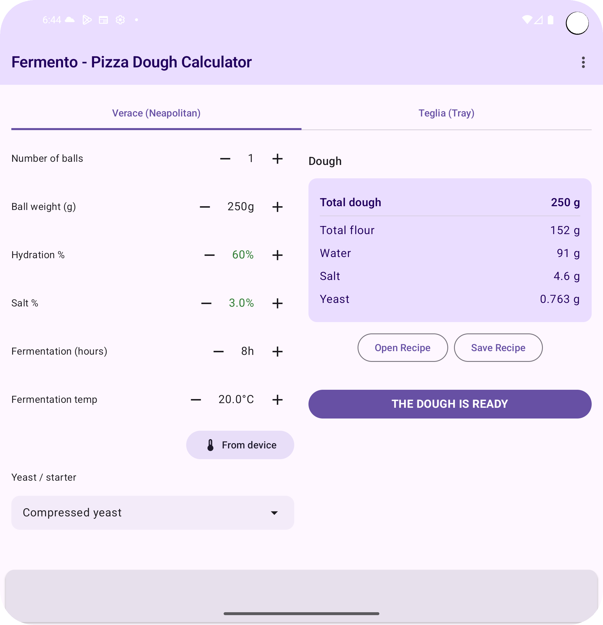 Fermento screenshot 2
